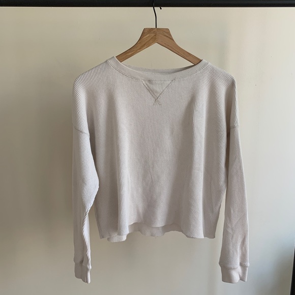 Abercrombie & Fitch Tops - Abercrombie & Fitch cropped thermal